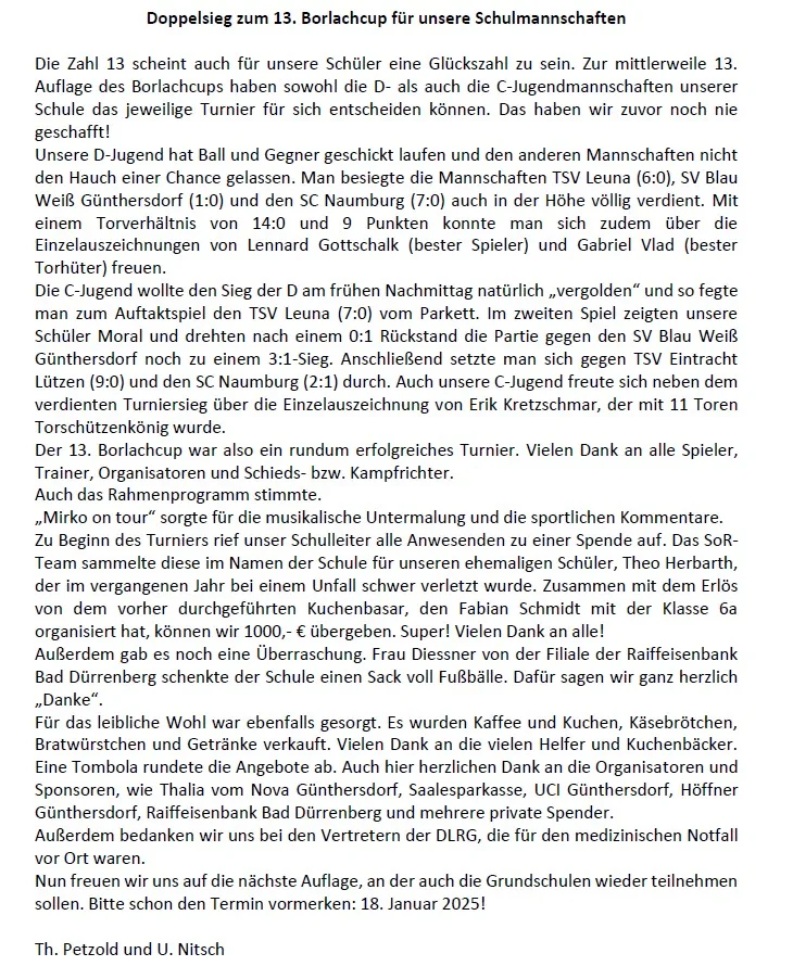 Borlachcup Text