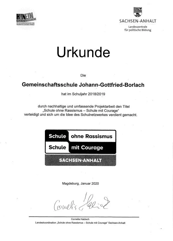 Bild zum Beitrag: Schule ohne Rassismus